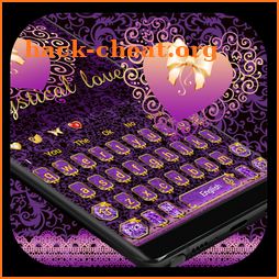 Purple Leopard Keyboard Theme icon