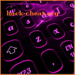 Purple Light Black Keyboard icon