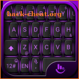 Purple Light Black Keyboard Theme icon
