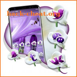 Purple Lily Theme icon