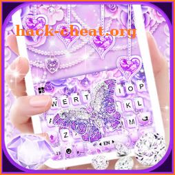 Purple Lux Butterfly Keyboard icon