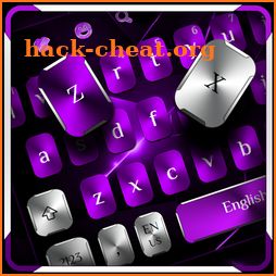 Purple Metal Keyboard icon