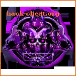 Purple Metal Skull Keyboard Theme icon
