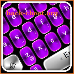 Purple Metal Texture Keyboard Theme icon