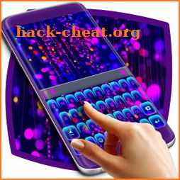 Purple Neon Lights Keyboard icon