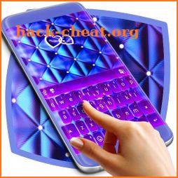 Purple Quilted Keyboard Theme icon