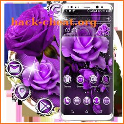 Purple Rose Launcher Theme icon