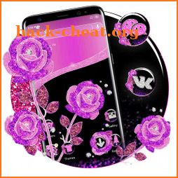 Purple Rose Launcher Themes icon