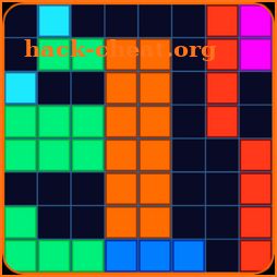 Puzzle block icon