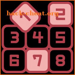 Puzzle jigsaw Number icon