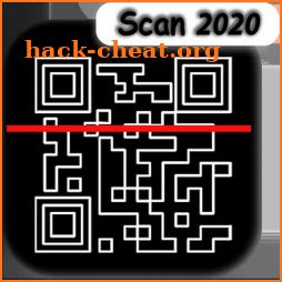QR, Bar code scanner, qr bar code reader,scan 2020 icon