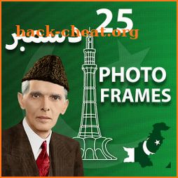 Quaid-e-Azam Day photo frame 2021 icon