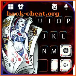 Queen Cards Keyboard Background icon