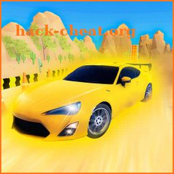 Racing games: car 3d icon