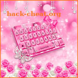 Radiant Rose Diamond Keyboard Theme icon