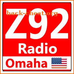 Radio  Z92 Omaha 92.3 FM The Rock Radio Station icon
