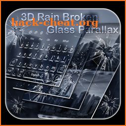 Rain Broken Glass Parallax Keyboard icon