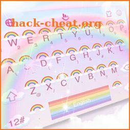 Rainbow Cloud Keyboard Theme icon