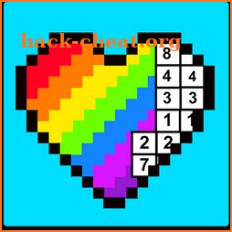 RAINBOW Color by Number - 2D & 3D Pixel Art icon