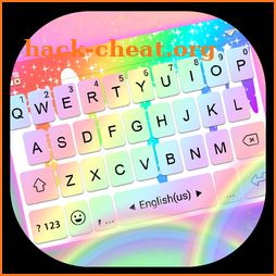 Rainbow Drops Keyboard Theme icon