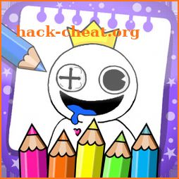 Rainbow Friends Coloring Book icon