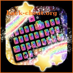 Rainbow Glisten Keyboard Theme icon