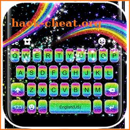 Rainbow Glitter Keyboard Theme icon