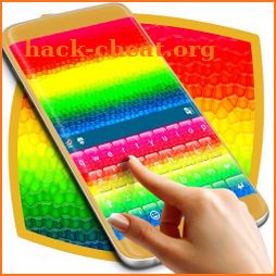 Rainbow Leather Keyboard Theme icon