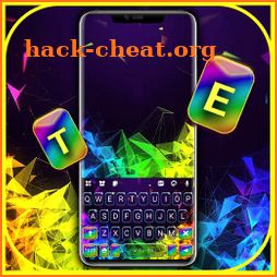 Rainbow Mosaic Keyboard Background icon