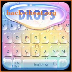 Rainbow Raindrop Fast Typing Keyboard icon