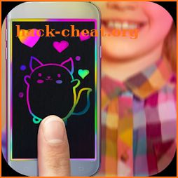Rainbow Scratch Postcard- Learn to draw cute! icon
