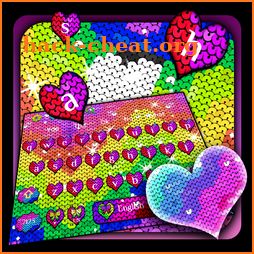 Rainbow Sequin Keyboard icon