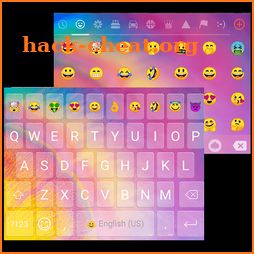 Rainbow Sky Emoji Gif Keyboard Wallpaper icon