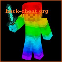 Rainbow Steve Skin for MCPE icon