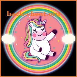 Rainbow Unicorn Anime Launcher icon