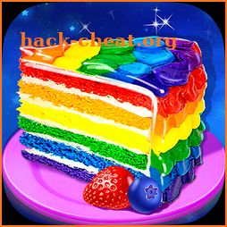 Rainbow Unicorn Cake Maker: Free Cooking Games icon