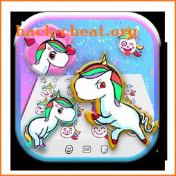 Rainbow Unicorn Emoji Stickers icon
