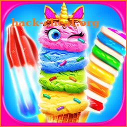 Rainbow Unicorn Glitter Ice Cream - Cooking Games icon