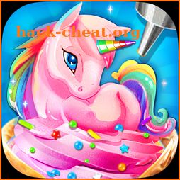 Rainbow Unicorn Ice Cream Food Maker Cooking Games icon
