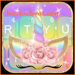 Rainbow Unicorn Keyboard Theme icon