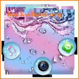 Rainbow Waterdrop Themes Live Wallpapers icon