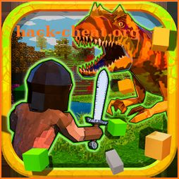 RaptorCraft 3D: Survival Craft ► Dangerous Worlds icon