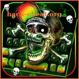 Rasta Skull Keyboard Theme icon