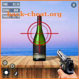 Real Bottle Shooter Hero 2019 :Free Shooting Game icon