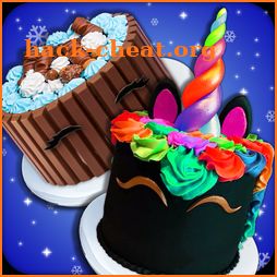Real Cakes Cooking Game! Rainbow Unicorn Desserts icon