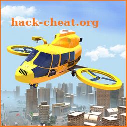 Real Flying Drone Taxi Simulator Driver icon