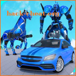 Real Horse Robot Transforming Games - Robot Car 3D icon