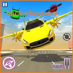 Real Light Flying Car Racing Simulator Games 2020 icon