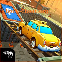 Real taxi driving game : Classic car parking arena icon