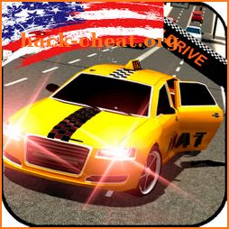 Real Taxi Game Simulator USA Cities icon